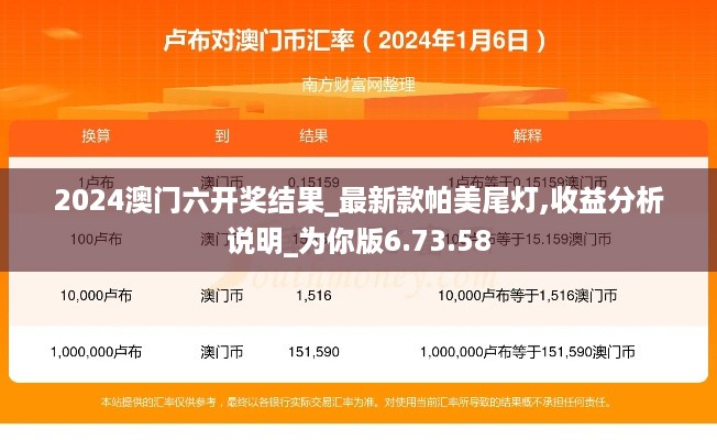 2024澳门六开奖结果_最新款帕美尾灯,收益分析说明_为你版6.73.58