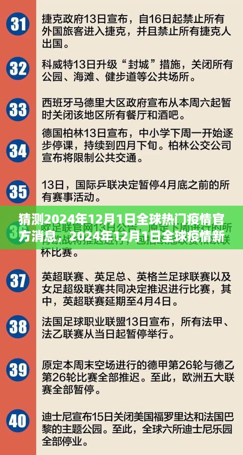 全球疫情新篇章,旅行探索自然美景与内心宁静,2024年12月全球热门疫情官方消息展望