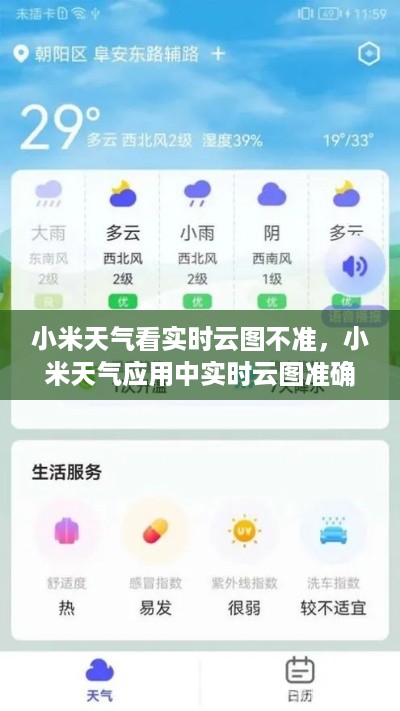 小米天气应用实时云图准确性探讨，问题分析与探讨