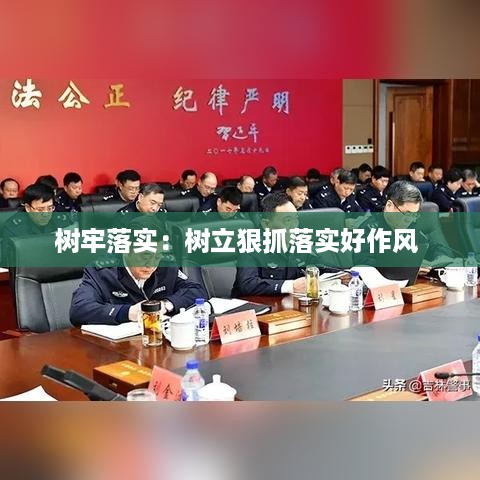 树牢落实：树立狠抓落实好作风 
