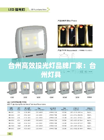 台州高效投光灯品牌厂家：台州灯具 