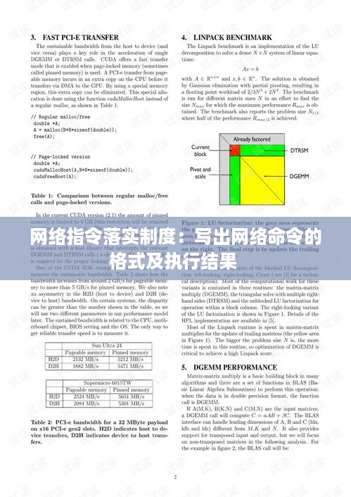 网络指令落实制度：写出网络命令的格式及执行结果 