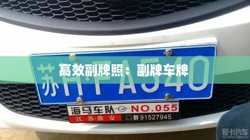 高效副牌照：副牌车牌 