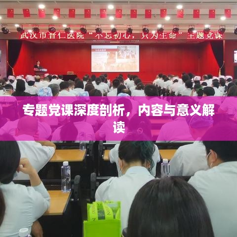 专题党课深度剖析，内容与意义解读